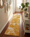Riviera Elegance Collection Area Rug -  Monaco (Yellow) Runner Yellow  lifestyle 77