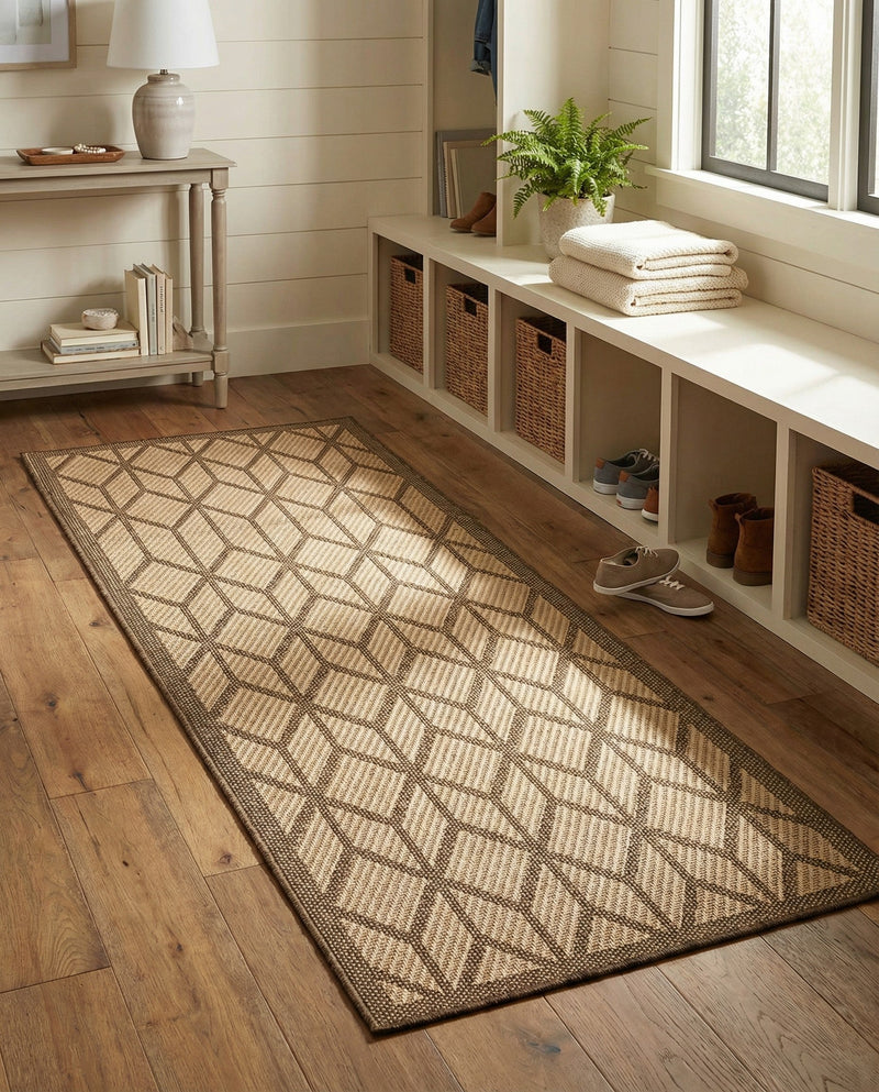 Sahara Sands Collection Area Rug -  Mut Runner Natural  lifestyle 37