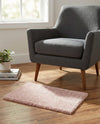 Solid Shag Seaside Collection Area Rug - Azure Cove (Pink) Rectangle Pink  lifestyle 16