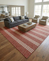 Urban Oasis Rugs Collection Area Rug -  District (Rust Red) Square Rust Red  lifestyle 61