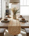 Woven Seaside Jute Collection Area Rug - Seaside Table Runner Natural  lifestyle 31