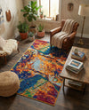 Caribbean Cove Collection Area Rug -  Bequia Rectangle Multi  lifestyle 13