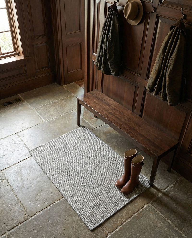 Berkshire Estate Collection Area Rug - Windsor (Grey Manor) Rectangle Grey Manor  lifestyle 4