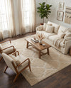 Trellis Haven Collection Area Rug -  Havencrest Rectangle Beige  lifestyle 28