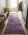 Sahara Essence Collection Area Rug - Oasis (Purple) Runner Purple  lifestyle 49