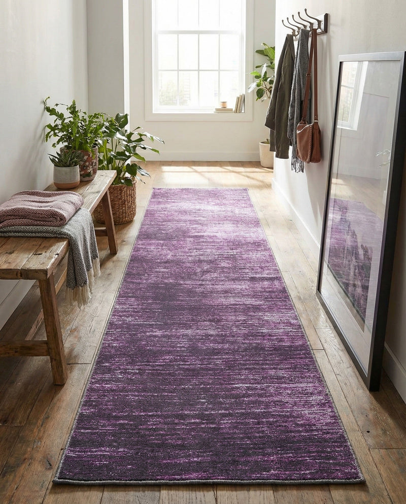 Sahara Essence Collection Area Rug - Oasis (Purple) Runner Purple  lifestyle 49