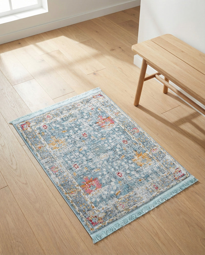 Arcadia Rugs Collection Area Rug -  Olympus Rectangle Blue  lifestyle 33