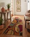 Bistro Lounge Collection Area Rug -  Macchiato Runner Multi  lifestyle 27