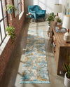 Arcadia Rugs Collection Area Rug -  Nirvana Runner Cream Blue  lifestyle 41