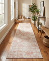 Luminara Sands Collection Area Rug - Elysium (Carnation Pink) Runner Carnation Pink  lifestyle 39