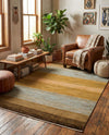 Zagros Oasis Collection Area Rug -  Mehran Rectangle Multi  lifestyle 9