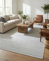 Seaside Stripes Collection Area Rug -  Boardwalk (Teal) Rectangle Teal  lifestyle 26