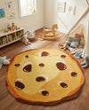 Whimsy Wonders Wool Collection Area Rug -  Lagoon Round Light Brown  lifestyle 9