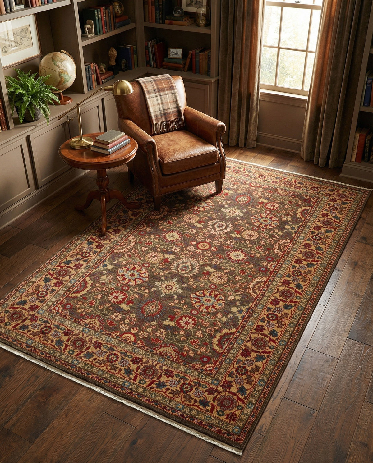 Chelsea Elegance Collection Area Rug -  Osterley Rectangle Light Brown  lifestyle 39