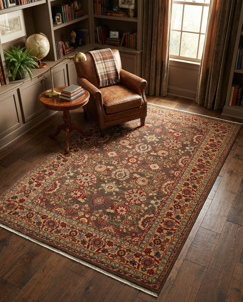 Chelsea Elegance Collection Area Rug -  Osterley Rectangle Light Brown  lifestyle 39