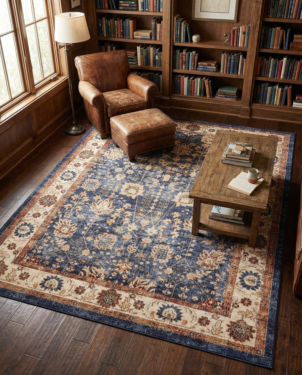 Eden Oasis Collection Area Rug -  Haven Rectangle Light Blue  lifestyle 13