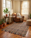 Savannah Jute Collection Area Rug - Malibu Rectangle Multi  lifestyle 13