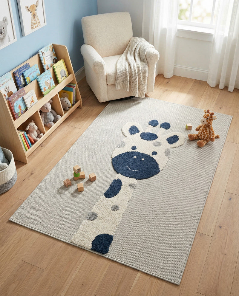 Wonder Tykes Collection Area Rug -  Wonderland Rectangle Gray  lifestyle 5