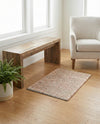 Coastal Haven Striped Jute Collection Area Rug - Marina Rectangle Pink and Gray  lifestyle 9