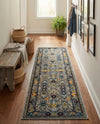 Chateau Elegance Collection Area Rug -  Luxembourg Runner Gray  lifestyle 65