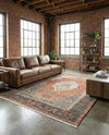 Caribbean Breeze Collection Area Rug -  Vieques Rectangle Rust Red  lifestyle 19