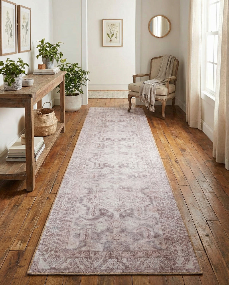 Heritage Elegance Collection Area Rug -  Charlottenburg Runner Gray  lifestyle 74