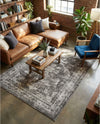 Riviera Elegance Collection Area Rug -  Menton (Gray) Rectangle Gray  lifestyle 33