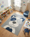 Wonder Tykes Collection Area Rug -  Magicgrove Rectangle Blue and Gray  lifestyle 7