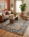 Savannah Threads Collection Area Rug -  Atacama Rectangle Multi  lifestyle 15