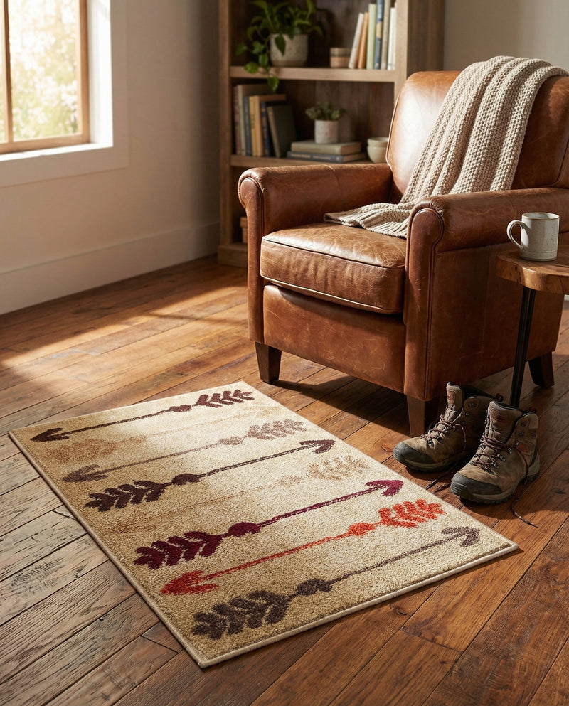 Autumn Meadow Collection Area Rug -  Junipervale Rectangle Beige  lifestyle 8