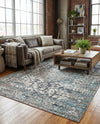Georgetown Rugs Collection Area Rug - Dupont (Gray) Rectangle Gray  lifestyle 10