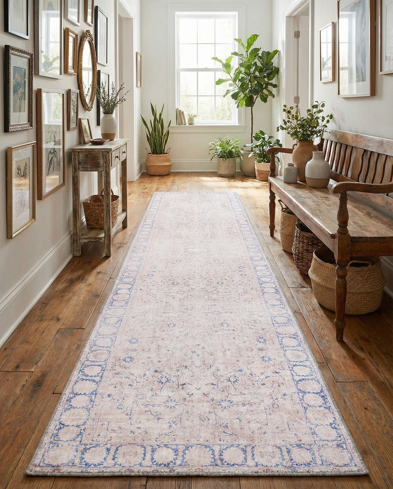 Heritage Elegance Collection Area Rug -  Nijo Runner Beige  lifestyle 23