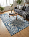 Urban Terrace Collection Area Rug - Soho Rectangle Blue  lifestyle 56