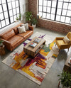 Marrakesh Elegance Collection Area Rug -  Riad Rectangle Beige  lifestyle 24