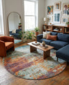 Arcadia Rugs Collection Area Rug -  Avalon Round Multi  lifestyle 66