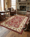 Frontier Trails Collection Area Rug -  Onyx Rectangle Red  lifestyle 63