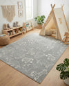 Wonder Tykes Collection Area Rug -  Spectrum Rectangle Gray  lifestyle 40