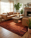 Autumn Meadow Collection Area Rug -  Nutmegwood Rectangle Terracotta  lifestyle 10