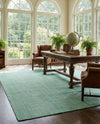 Berkshire Estate Collection Area Rug - Windsor (Green) Rectangle Green  lifestyle 4