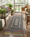 Thar Cotton Collection Area Rug -  Kovalam Runner Multi  lifestyle 53