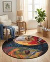Seaside Haven Rugs Collection Area Rug -  Harbor Round Multi  lifestyle 66