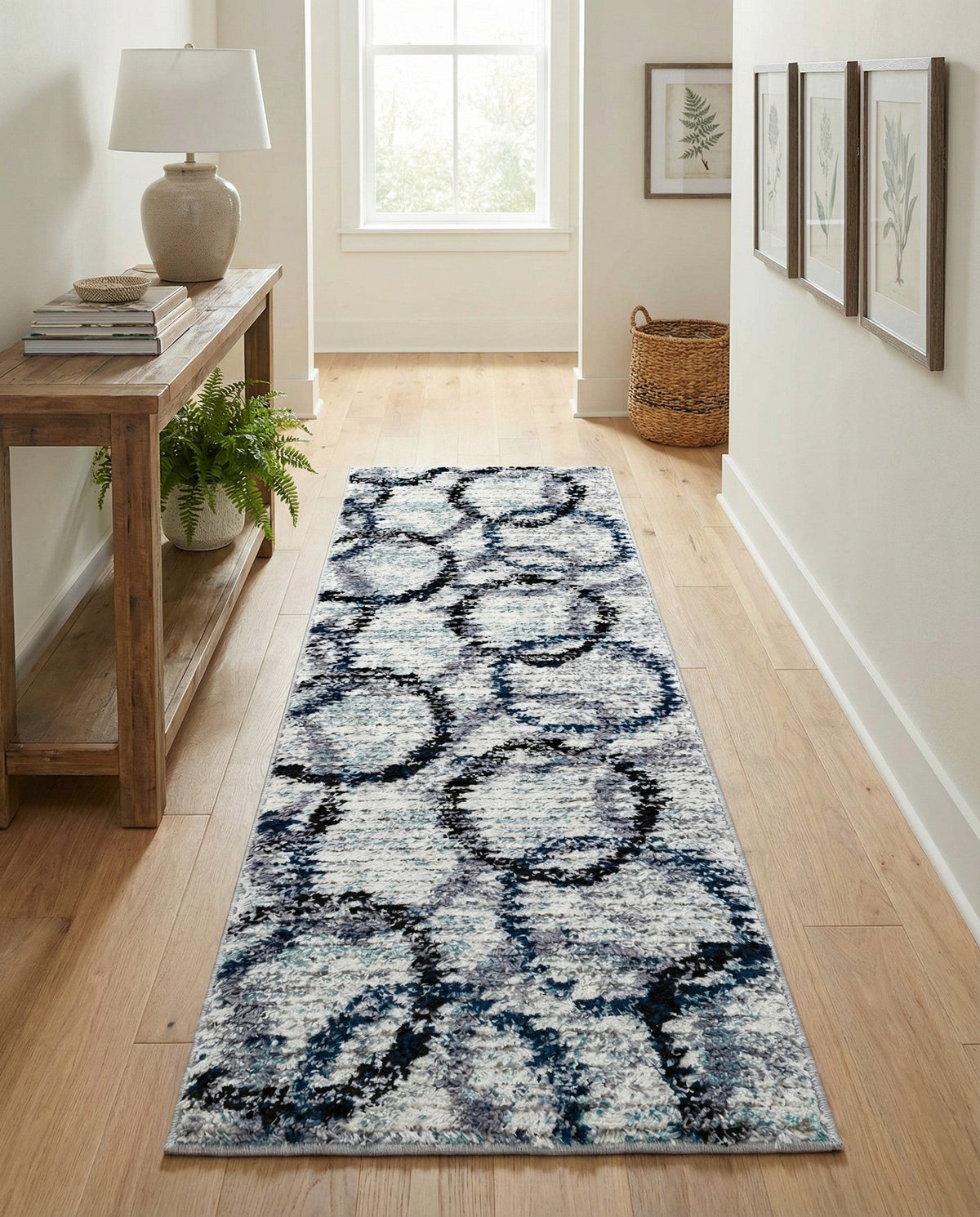 Santa Fe Trails Collection Area Rug -  Taos Runner Ivory  lifestyle 61