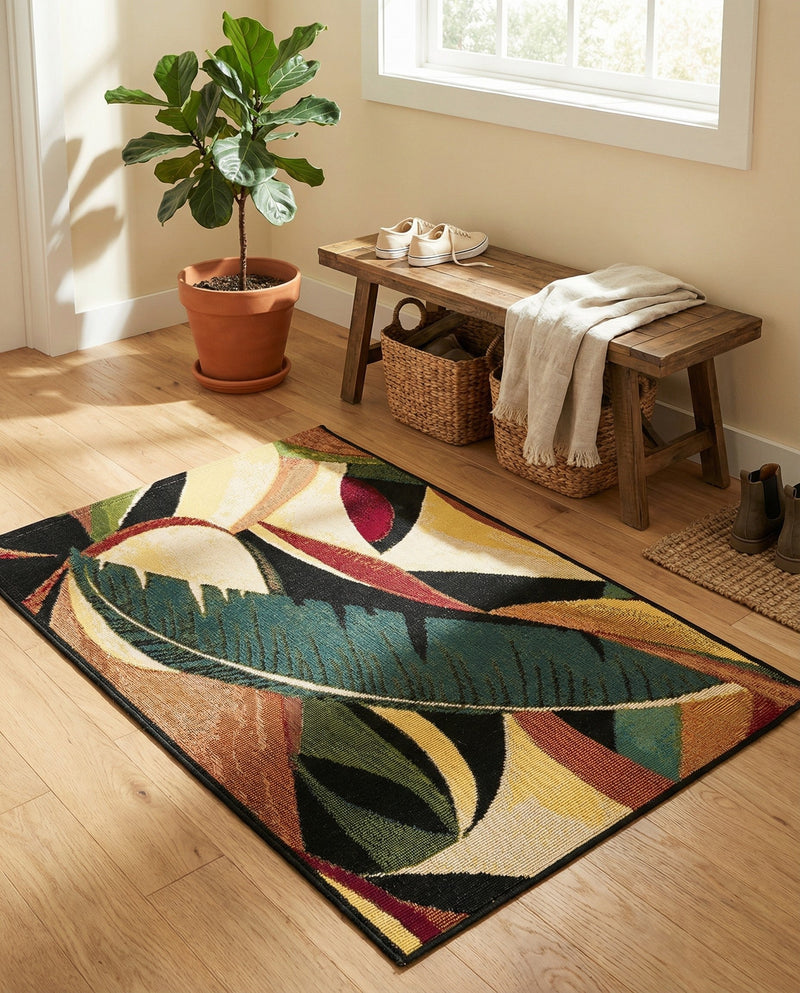 Seaside Blooms Collection Area Rug -  Tivoli Rectangle Multi  lifestyle 42