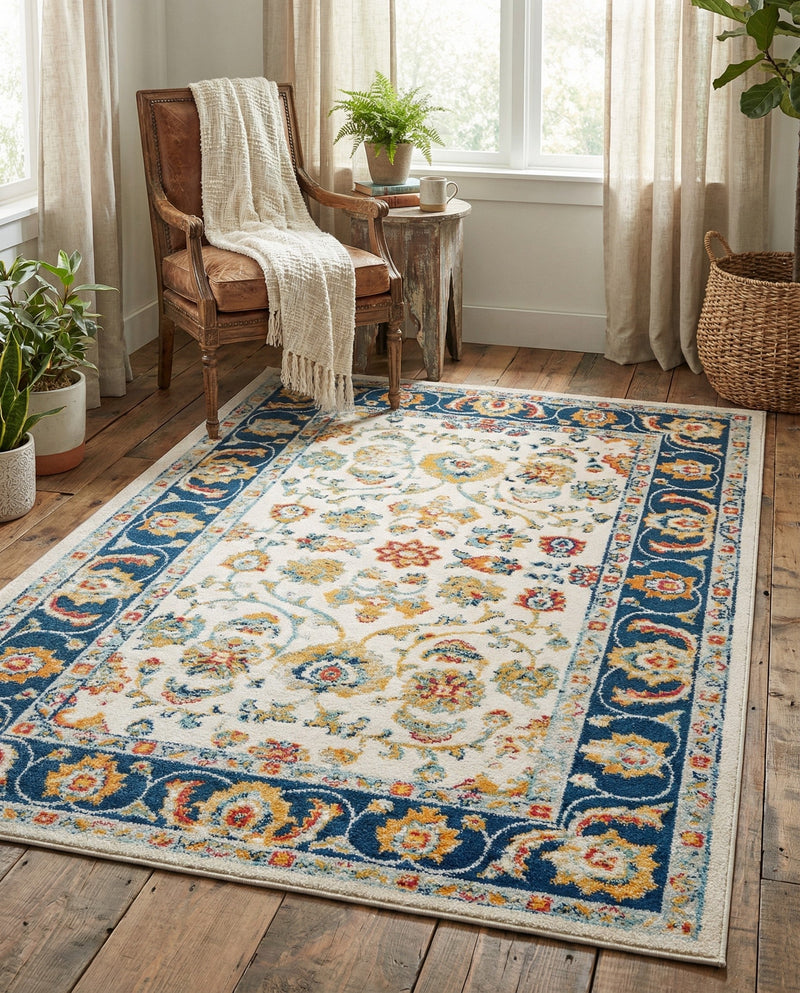 Adriana Terrace Collection Area Rug -  Positano (Multi) Rectangle Multi  lifestyle 4
