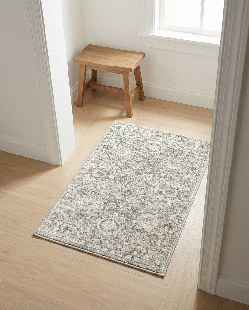 Seville Stripes Collection Area Rug -  Cordoba (Gray) Rectangle Gray  lifestyle 10