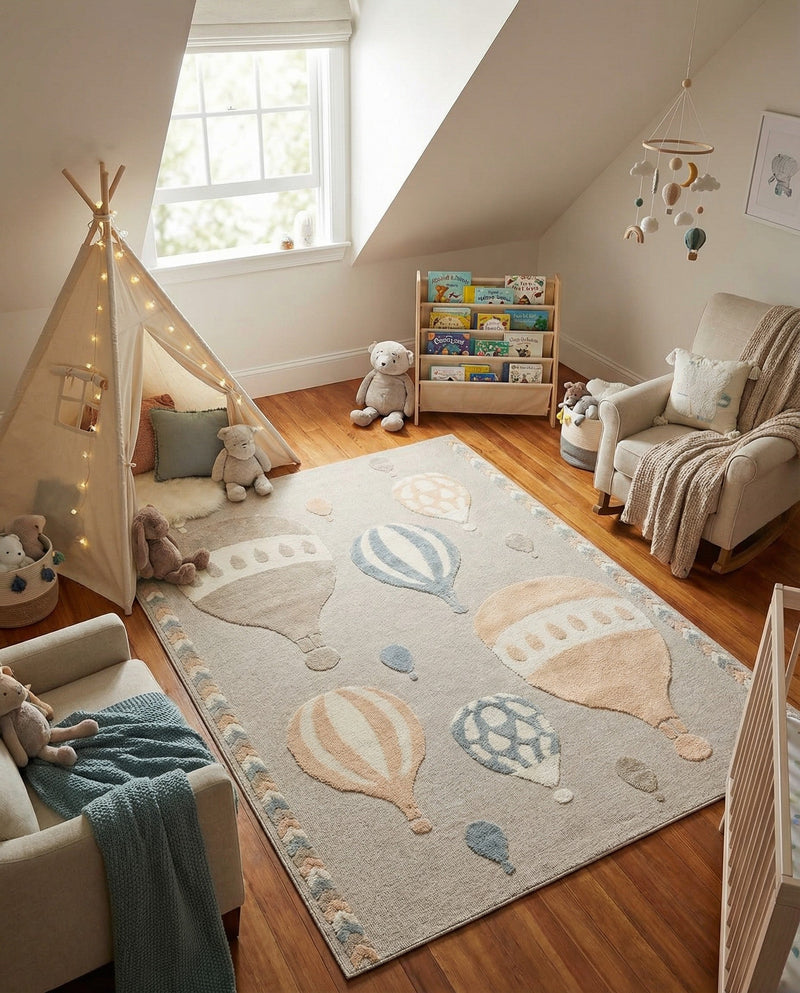 Wonder Tykes Collection Area Rug -  Joyscape Rectangle Multi  lifestyle 21