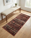 Neptune Elegance Collection Area Rug -  Nereid Rectangle Burgundy  lifestyle 23
