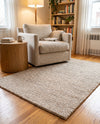 Lana Tasmanian Wool Collection Area Rug - Waitomo Rectangle Taupe  lifestyle 42