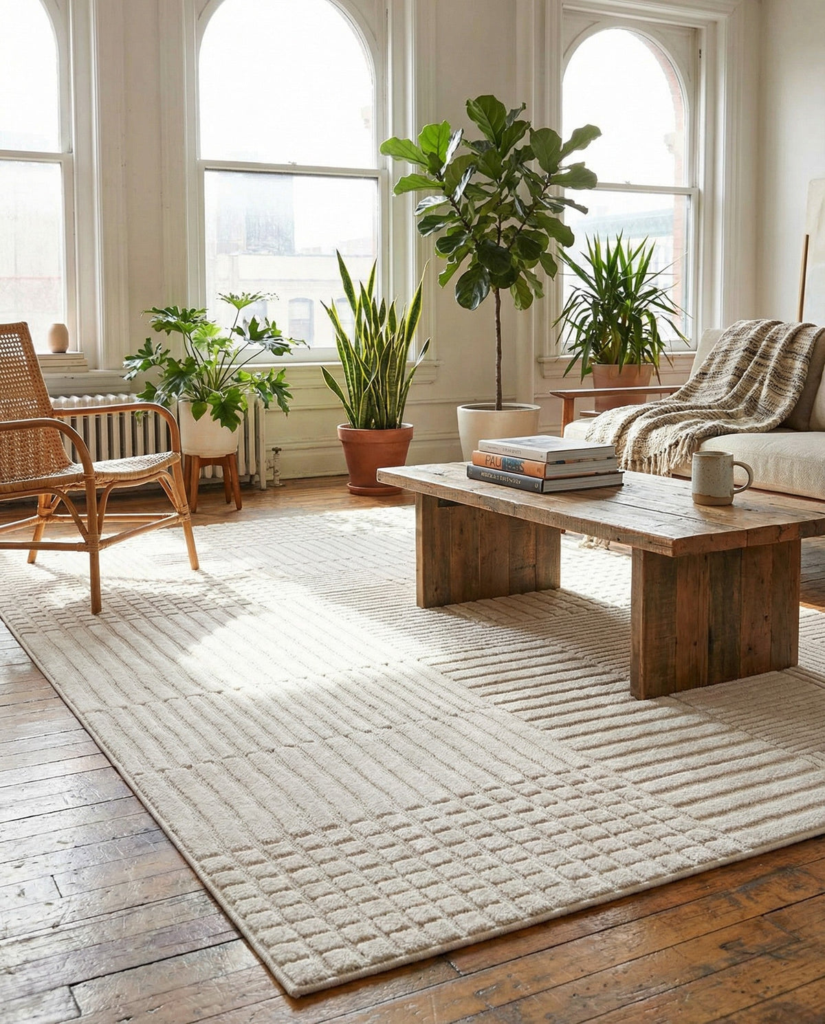 Haven Tapestry Collection Area Rug - WhisperingFalls Rectangle Twilight Stone Gray  lifestyle 17