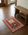 Tabriz Tapestries Collection Area Rug - Azerbaijan (Terracotta) Rectangle Terracotta  lifestyle 14